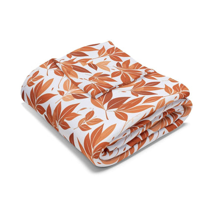 Autumn Leaves Fleece Blanket - 3 sizes - DeRose Seasonal
