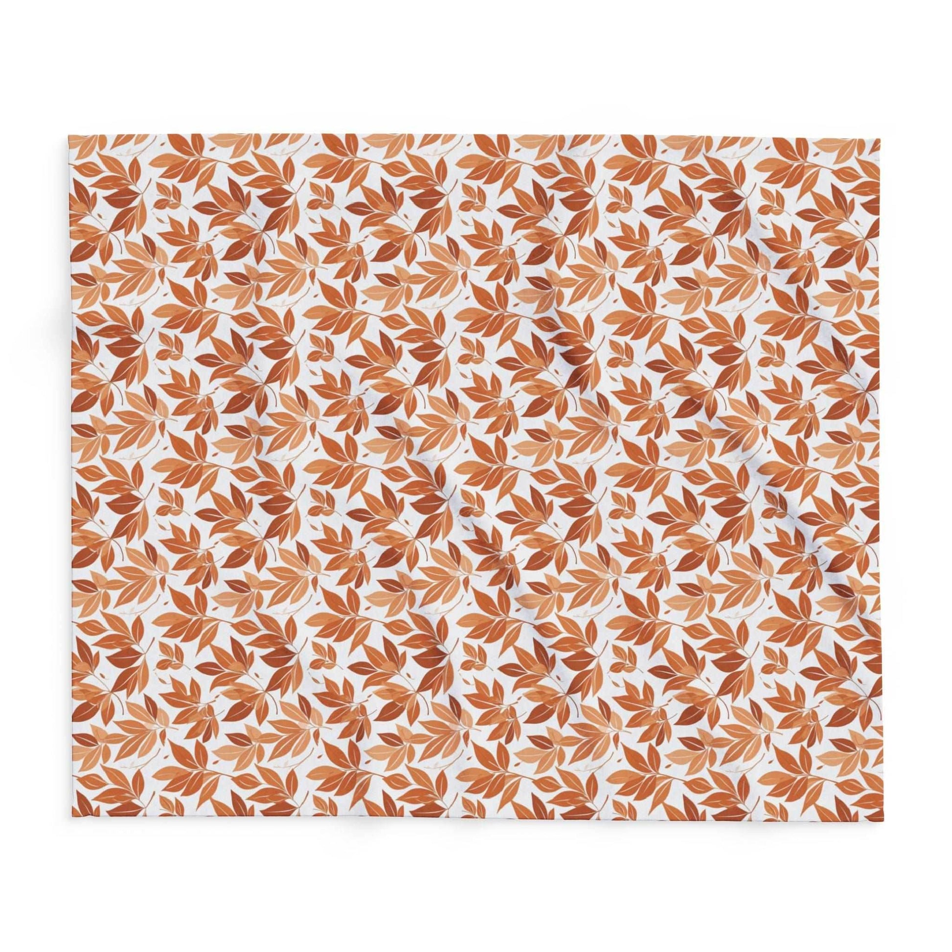 Autumn Leaves Fleece Blanket - 3 sizes - DeRose Seasonal