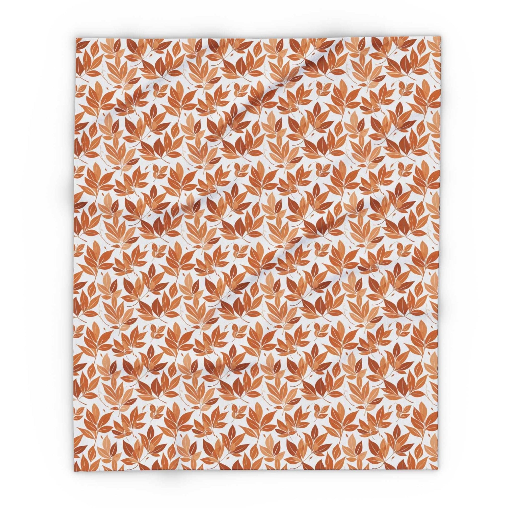 Autumn Leaves Fleece Blanket - 3 sizes - DeRose Seasonal