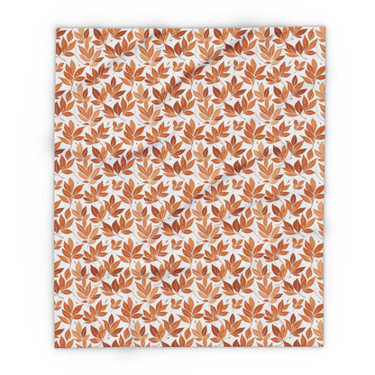 Autumn Leaves Fleece Blanket - 3 sizes - DeRose Seasonal