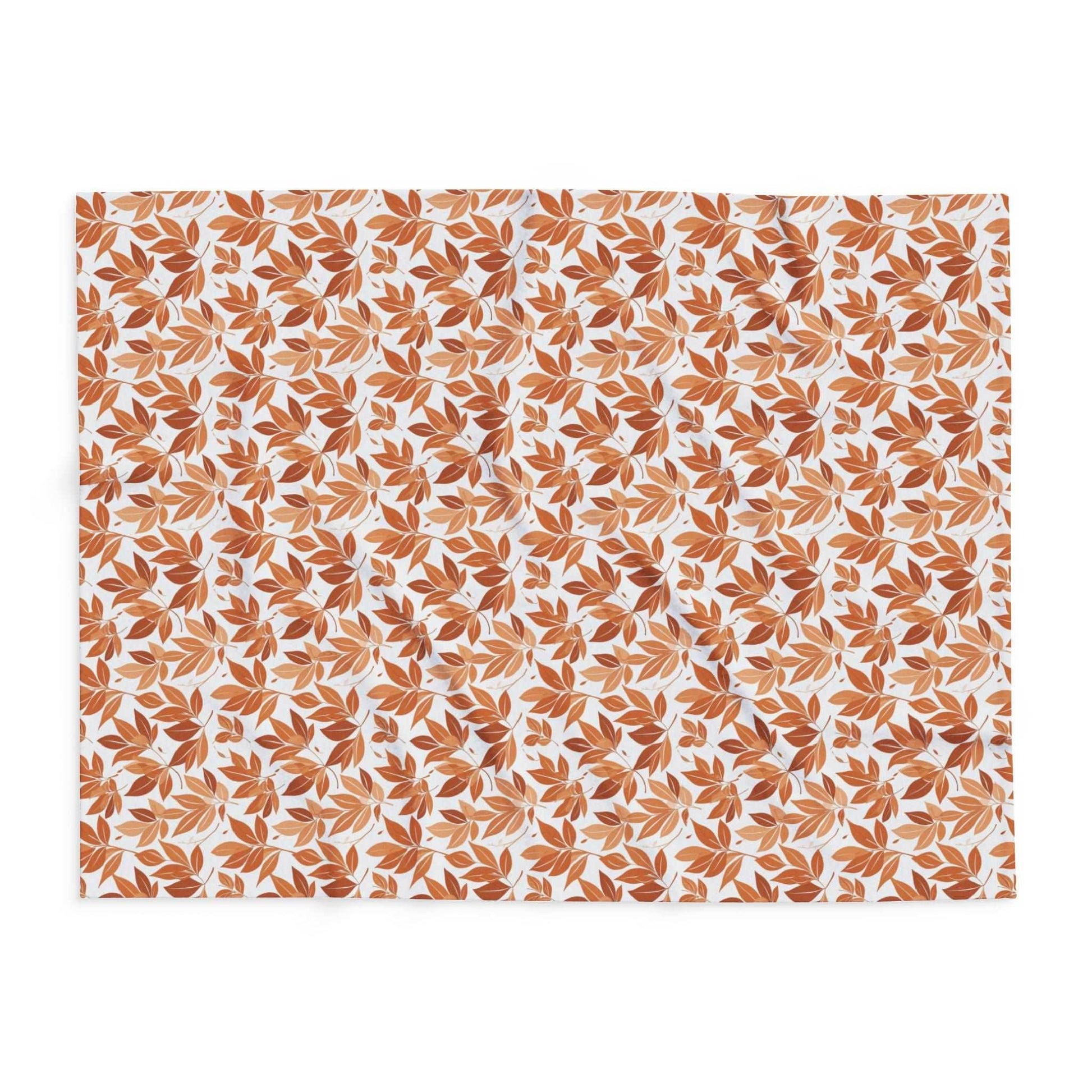 Autumn Leaves Fleece Blanket - 3 sizes - DeRose Seasonal