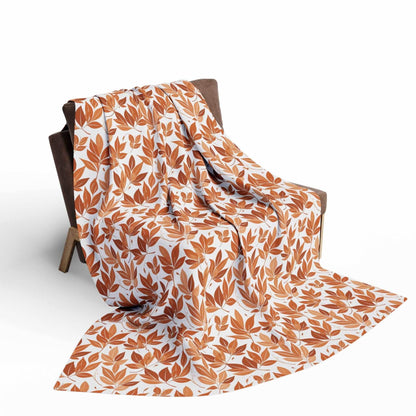 Autumn Leaves Fleece Blanket - 3 sizes - DeRose Seasonal