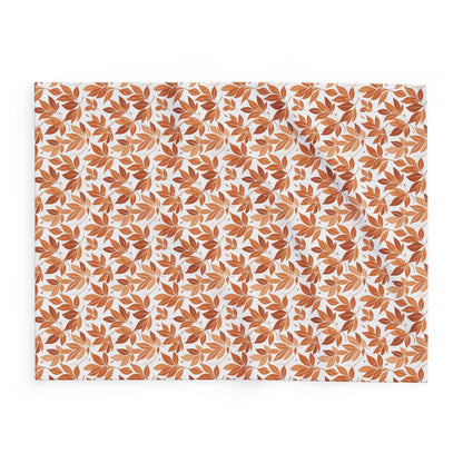 Autumn Leaves Fleece Blanket - 3 sizes - DeRose Seasonal