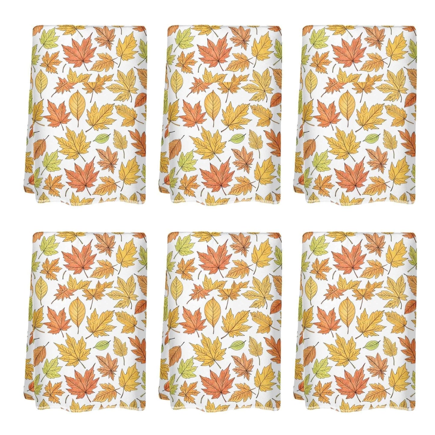 Autumn Hand Towels (6 Pcs) - DeRose Seasonal