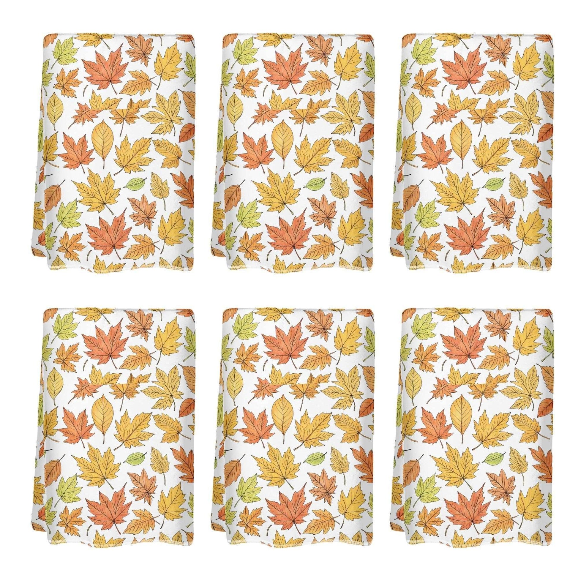 Autumn Hand Towels (6 Pcs) - DeRose Seasonal