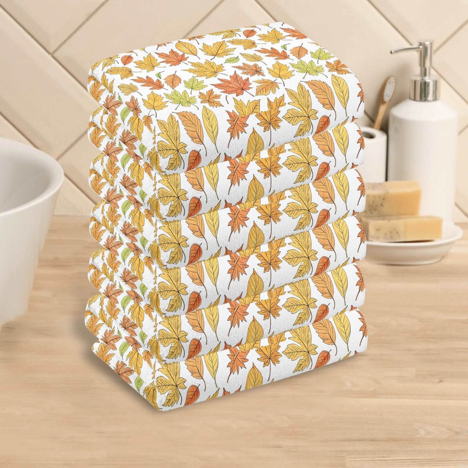 Autumn Hand Towels (6 Pcs) - DeRose Seasonal