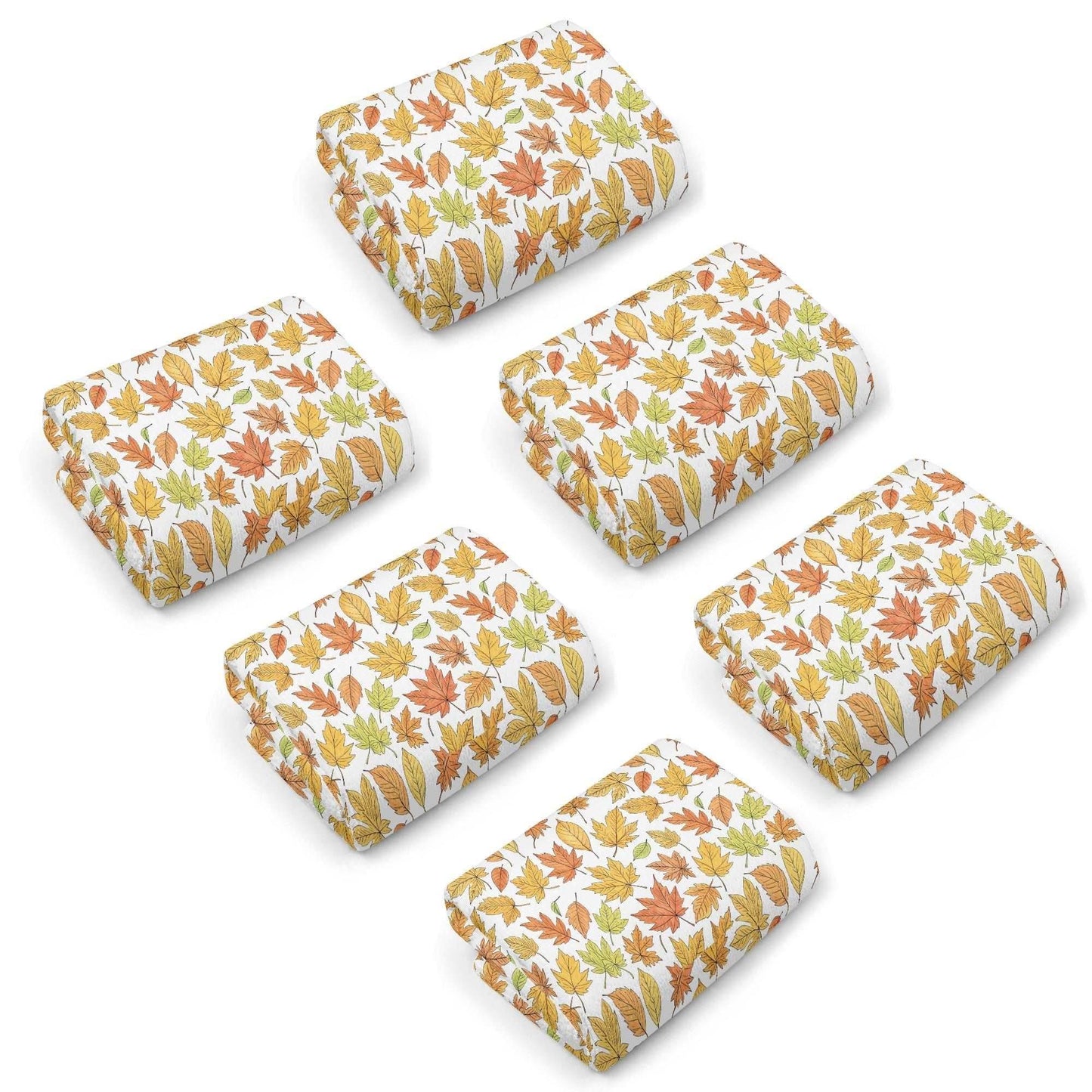 Autumn Hand Towels (6 Pcs) - DeRose Seasonal