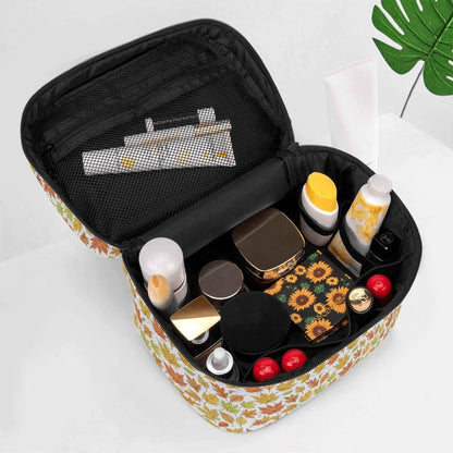 Autumn Leather Cosmetic Bag - DeRose Seasonal