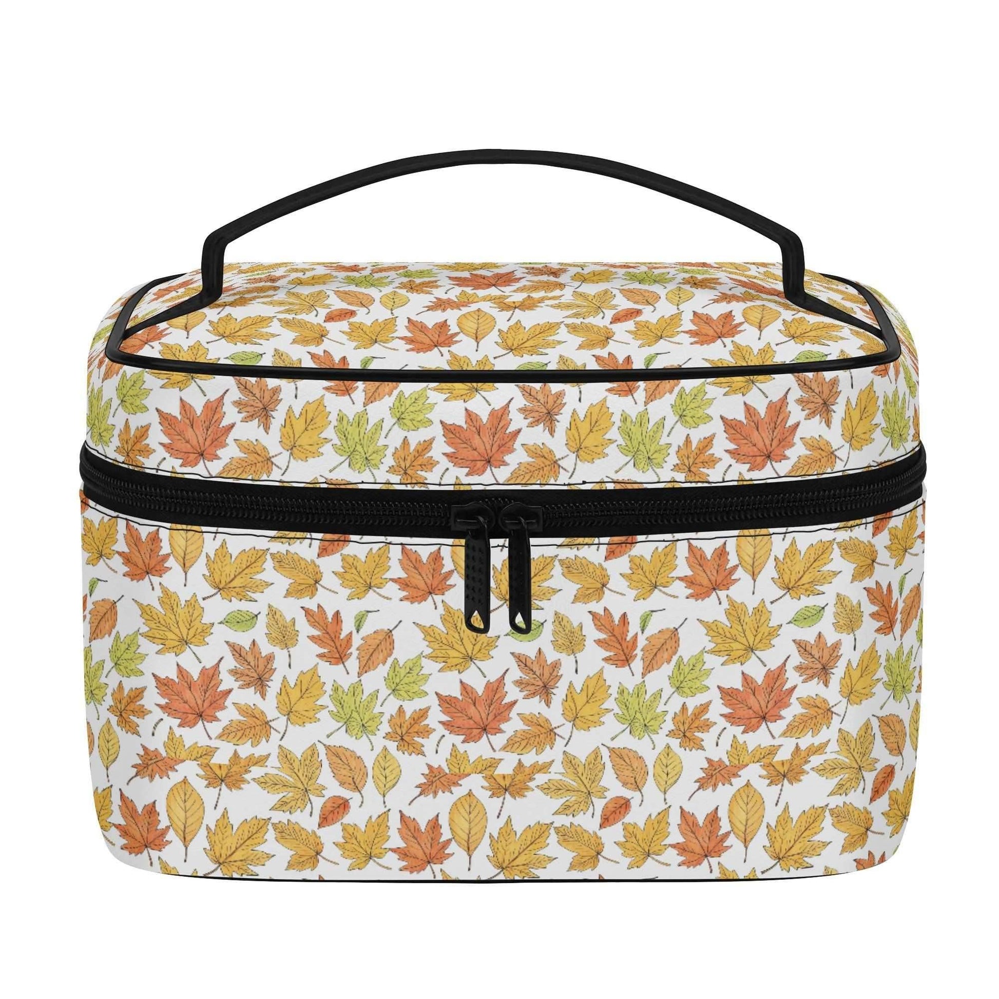 Autumn Leather Cosmetic Bag - DeRose Seasonal