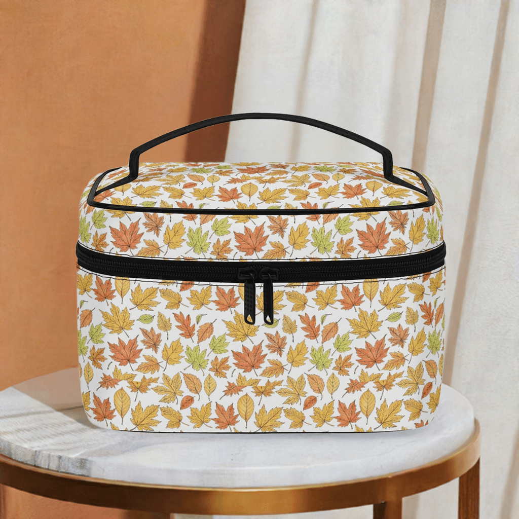 Autumn Leather Cosmetic Bag - DeRose Seasonal
