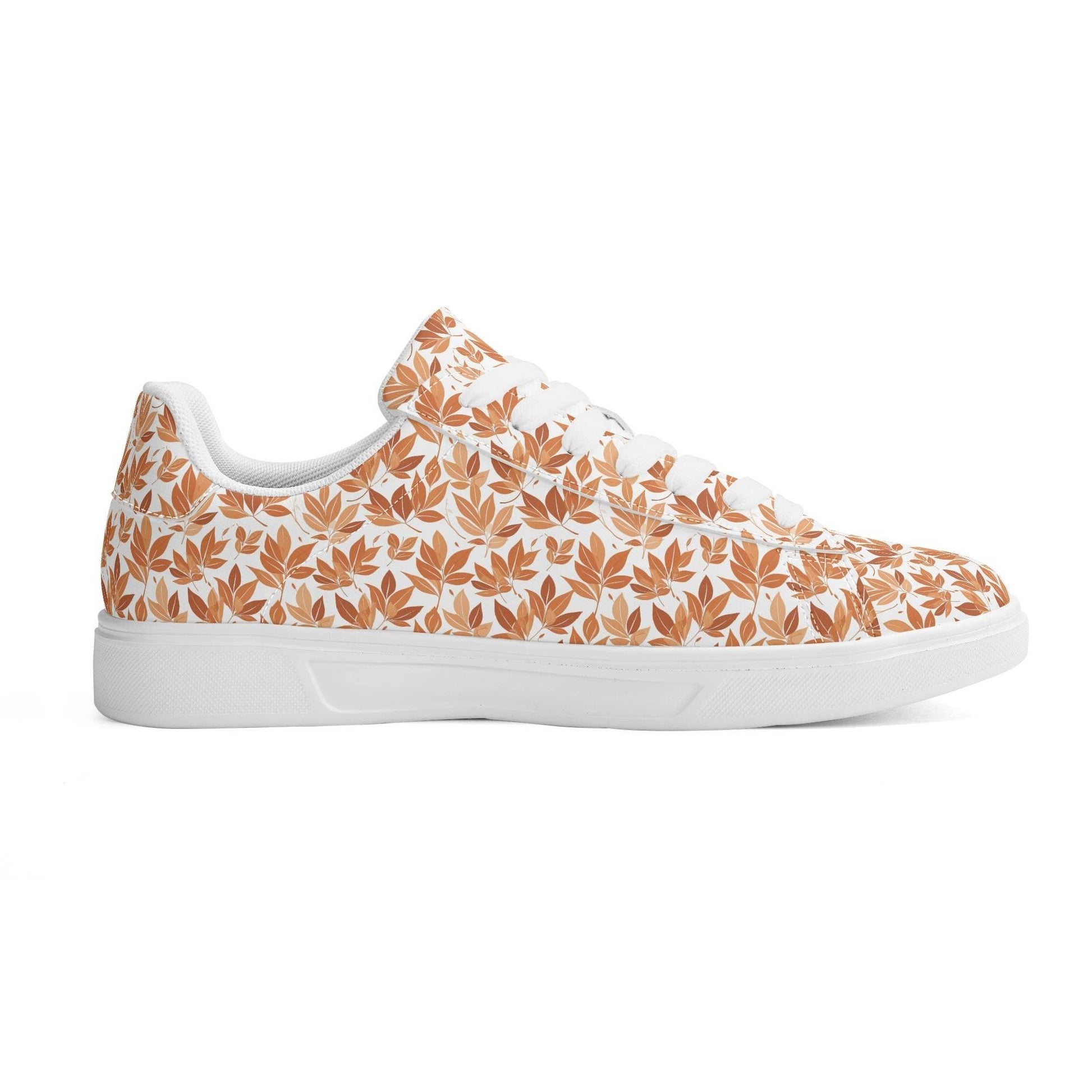 Autumn Leaves Adult Lightweight Brand Low Top Leather Shoes - DeRose Seasonal