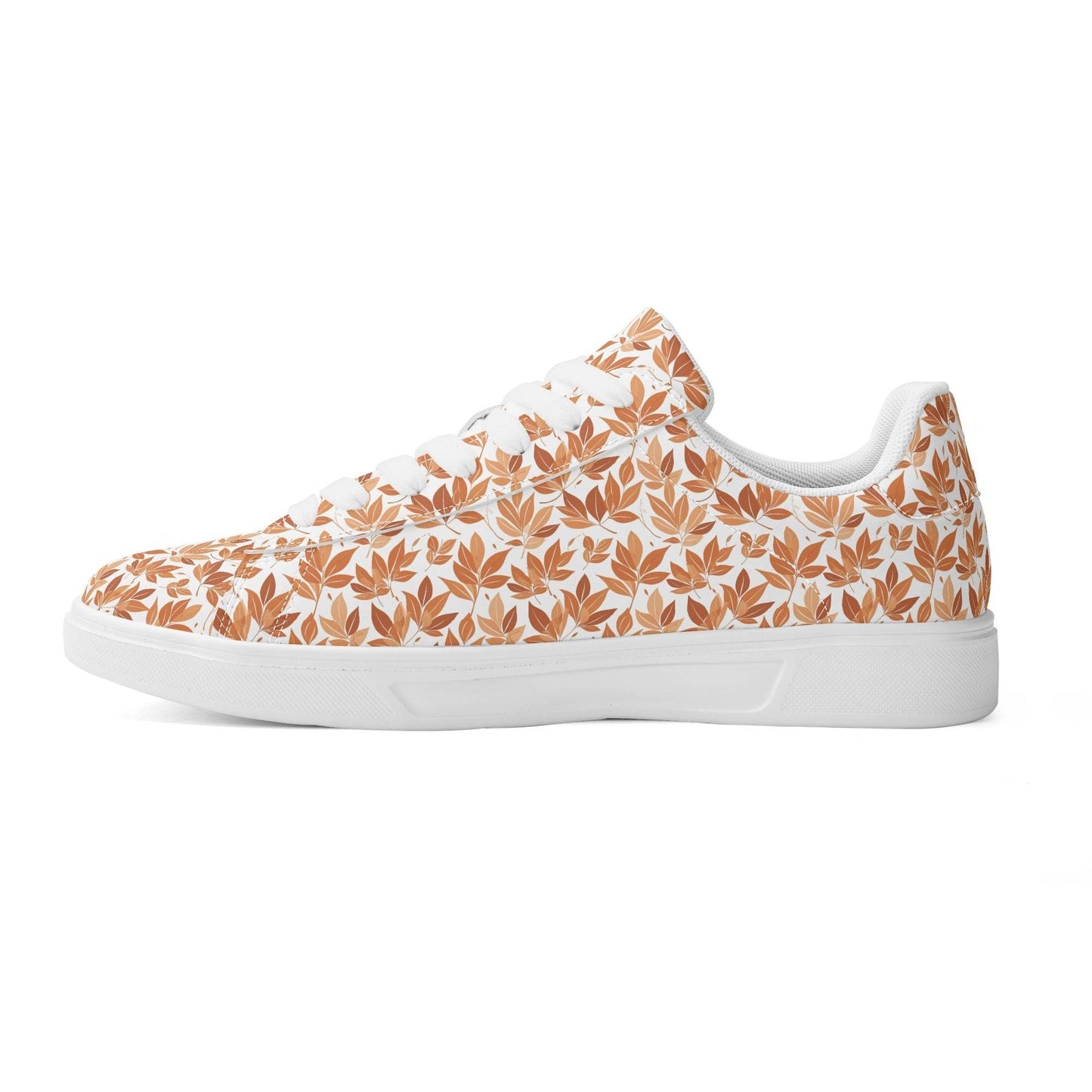 Autumn Leaves Adult Lightweight Brand Low Top Leather Shoes - DeRose Seasonal