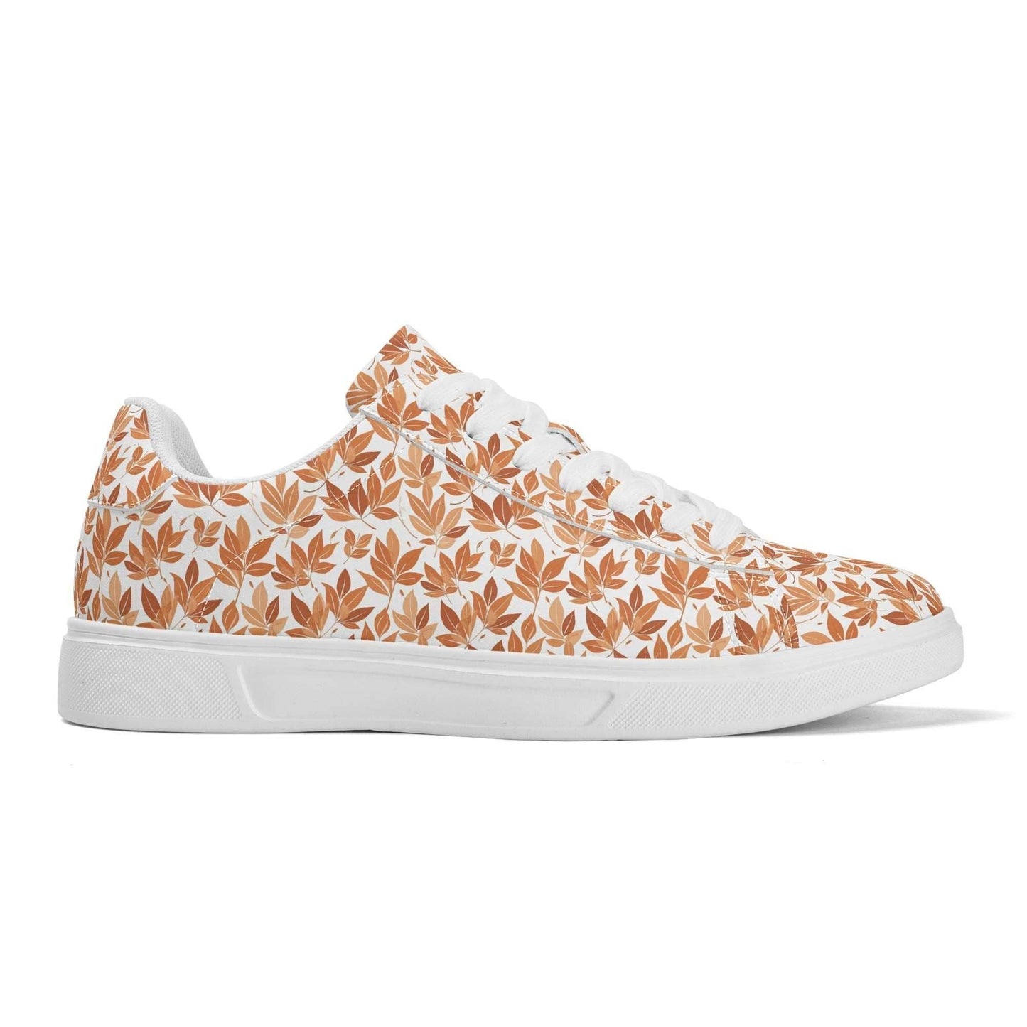 Autumn Leaves Adult Lightweight Brand Low Top Leather Shoes - DeRose Seasonal