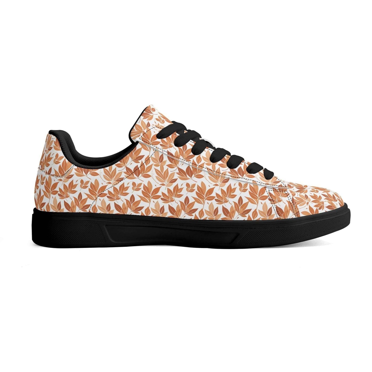 Autumn Leaves Adult Lightweight Brand Low Top Leather Shoes - DeRose Seasonal