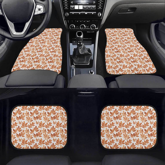 Autumn Leaves Car Floor Mats - 4Pcs - DeRose Seasonal