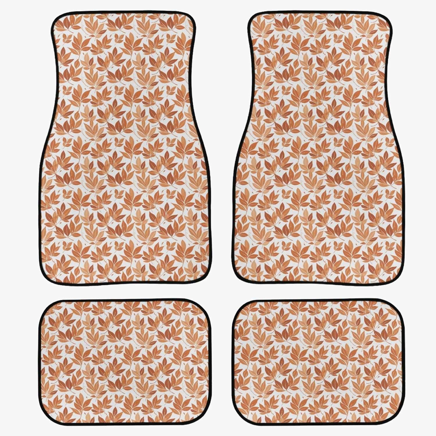 Autumn Leaves Car Floor Mats - 4Pcs - DeRose Seasonal