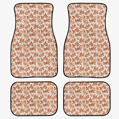 Autumn Leaves Car Floor Mats - 4Pcs - DeRose Seasonal
