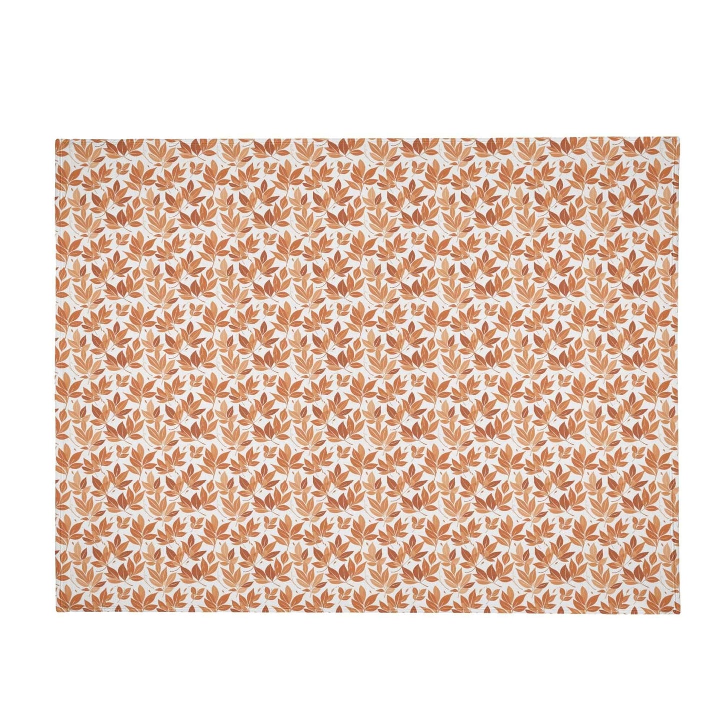 Autumn Leaves Flannel Breathable Blanket 4 Sizes - DeRose Seasonal