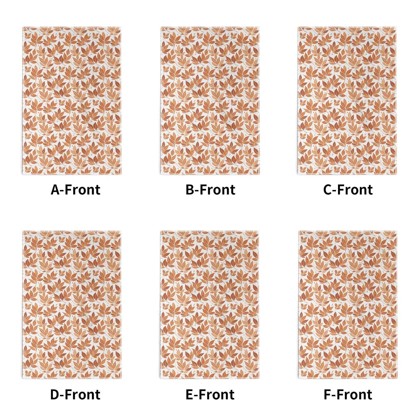 Autumn Leaves Hand Towels (6 Pcs) - DeRose Seasonal