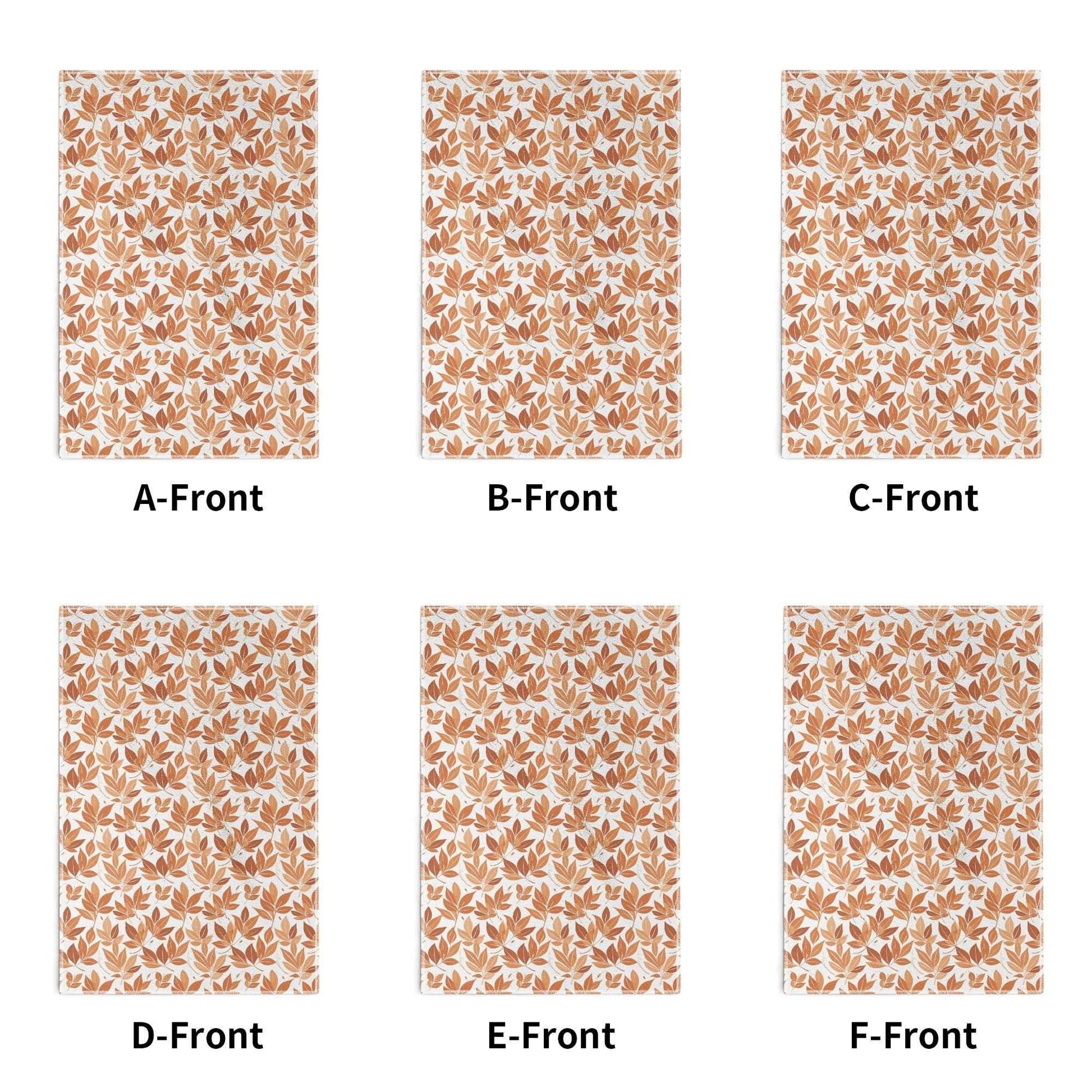 Autumn Leaves Hand Towels (6 Pcs) - DeRose Seasonal