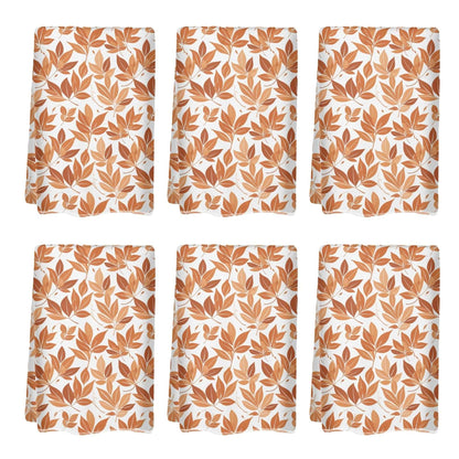 Autumn Leaves Hand Towels (6 Pcs) - DeRose Seasonal