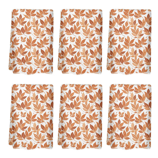 Autumn Leaves Hand Towels (6 Pcs) - DeRose Seasonal