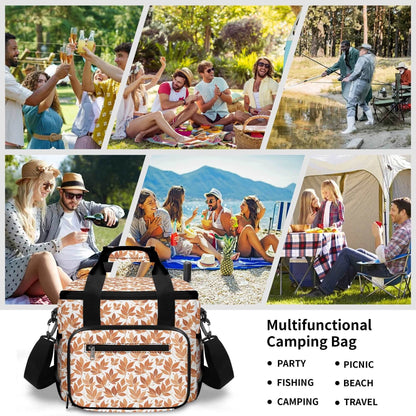 Autumn Leaves Insulated Leakproof Cooler Bag Lunch Box - DeRose Seasonal