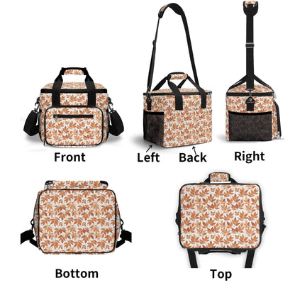Autumn Leaves Insulated Leakproof Cooler Bag Lunch Box - DeRose Seasonal
