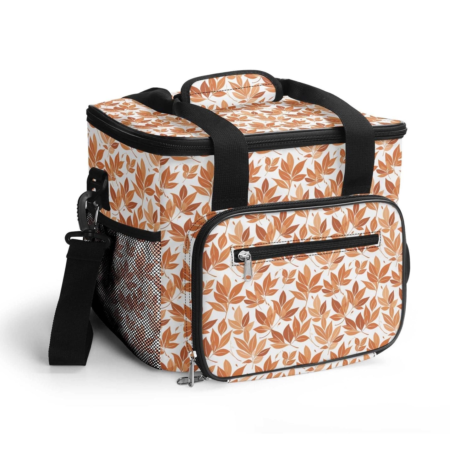 Autumn Leaves Insulated Leakproof Cooler Bag Lunch Box - DeRose Seasonal