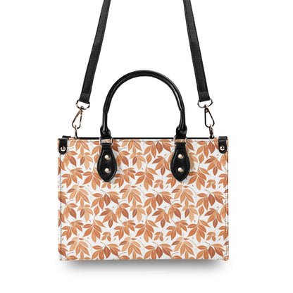 Autumn Leaves Luxury Women Leather Handbag (3 sizes) - DeRose Seasonal