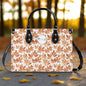 Autumn Leaves Luxury Women Leather Handbag (3 sizes) - DeRose Seasonal