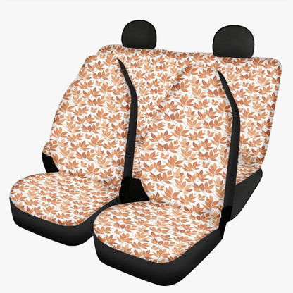 Autumn Leaves Microfiber Car Seat Covers - 3Pcs - DeRose Seasonal