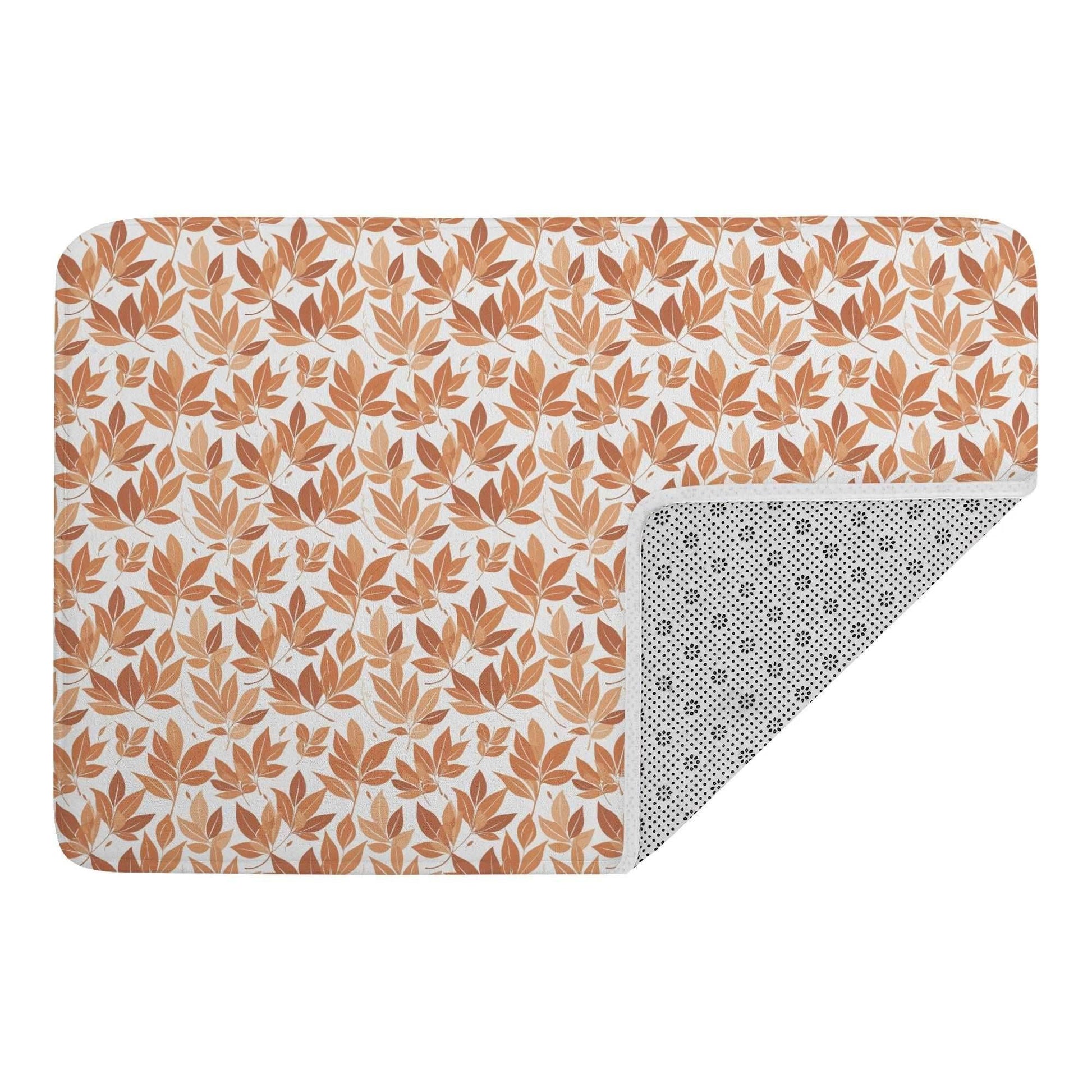 Autumn Leaves Plush Indoor Doormat - DeRose Seasonal
