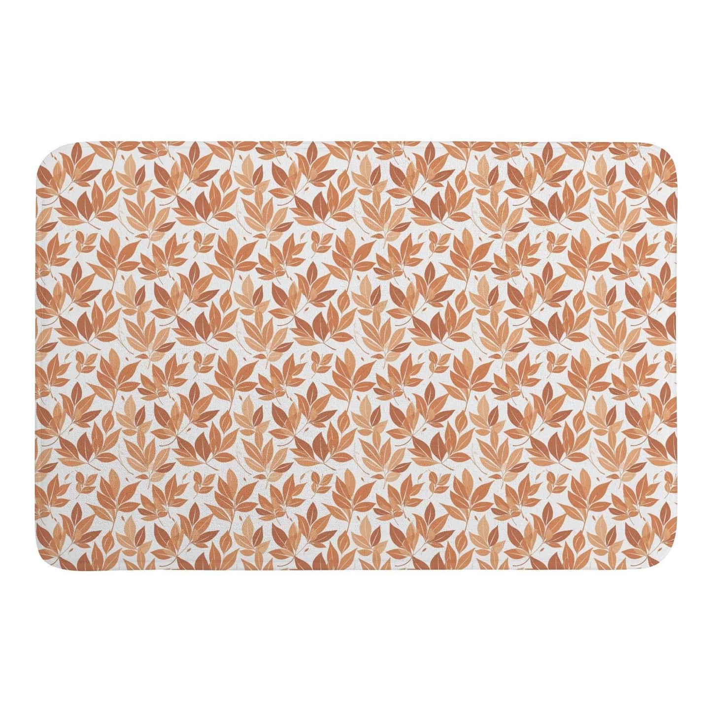 Autumn Leaves Plush Indoor Doormat - DeRose Seasonal