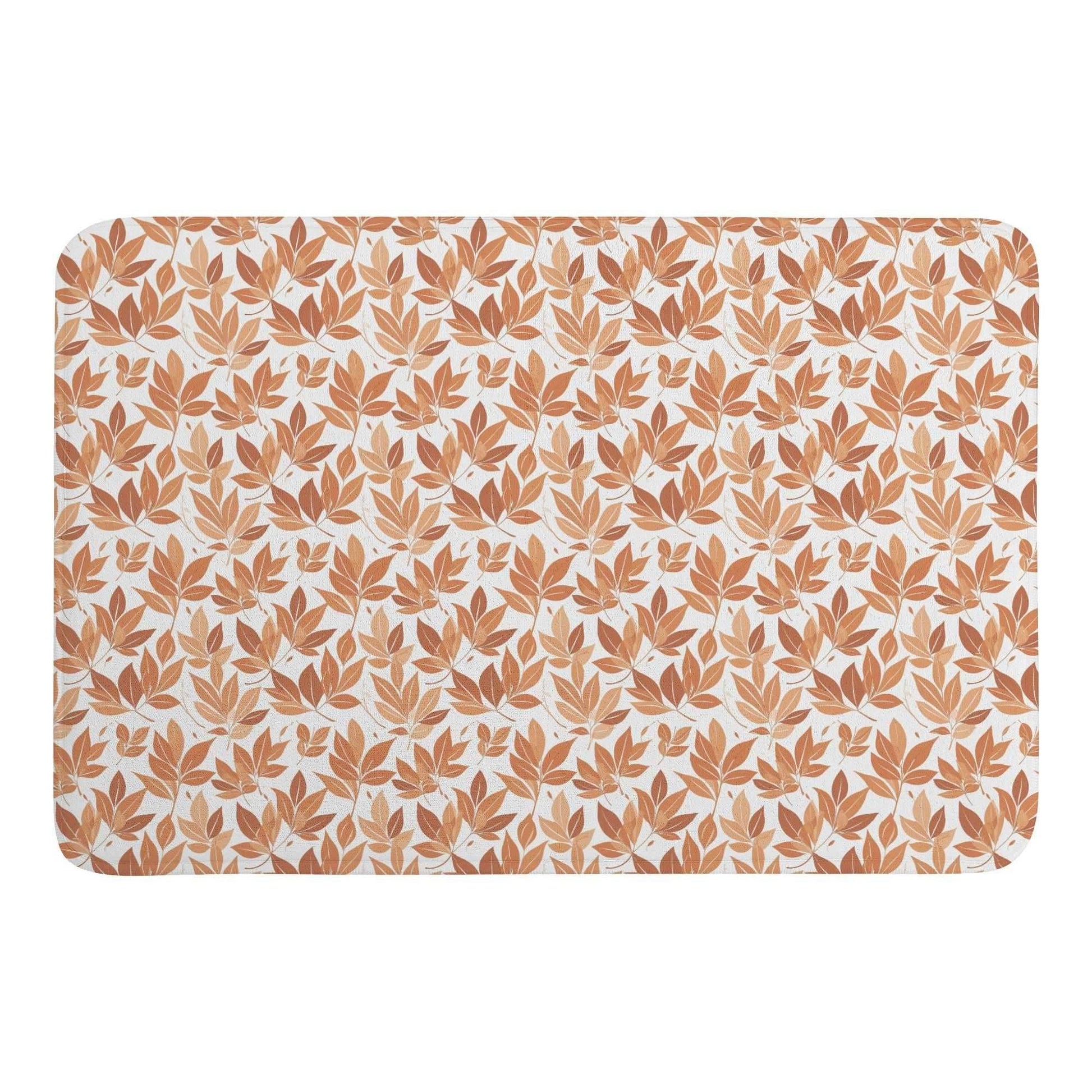Autumn Leaves Plush Indoor Doormat - DeRose Seasonal