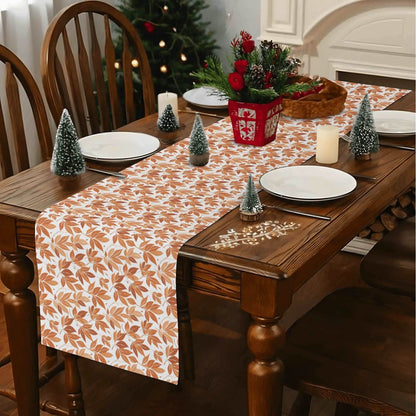 Autumn Leaves Polyester Table Runner - DeRose Seasonal