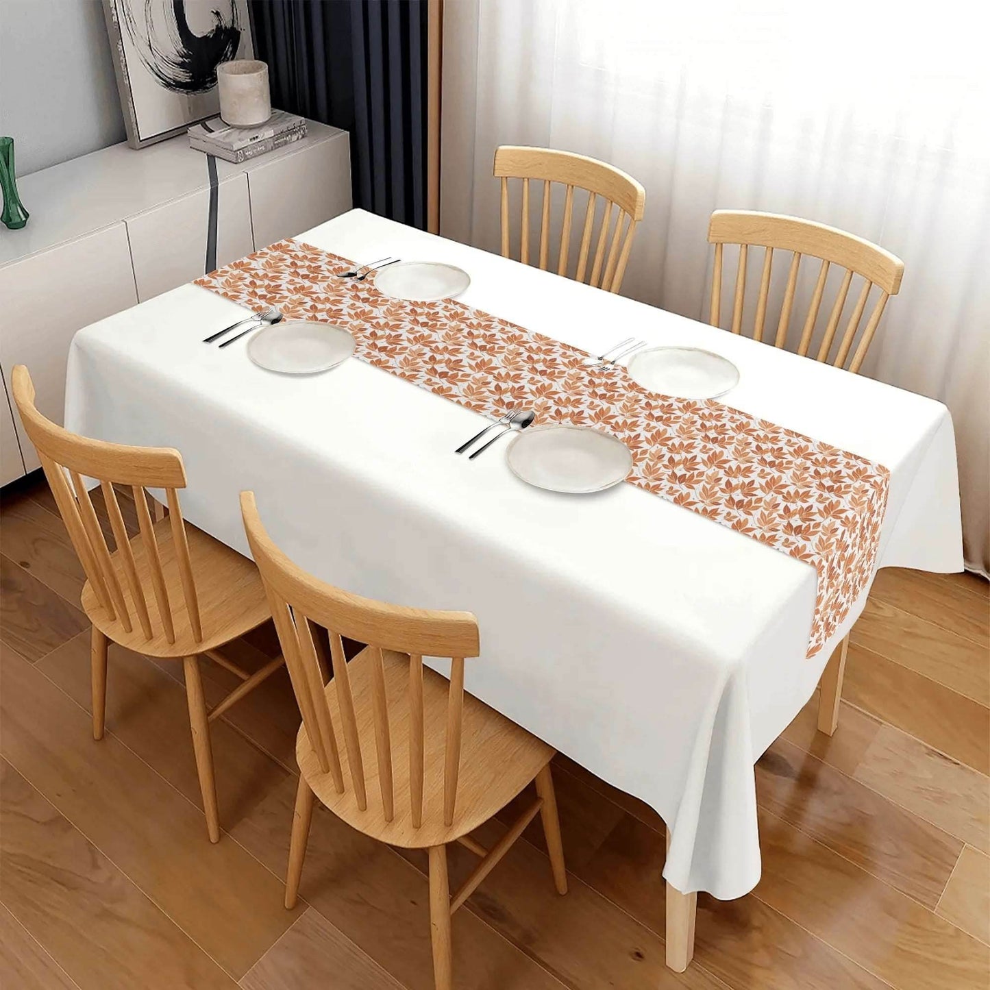 Autumn Leaves Polyester Table Runner - DeRose Seasonal