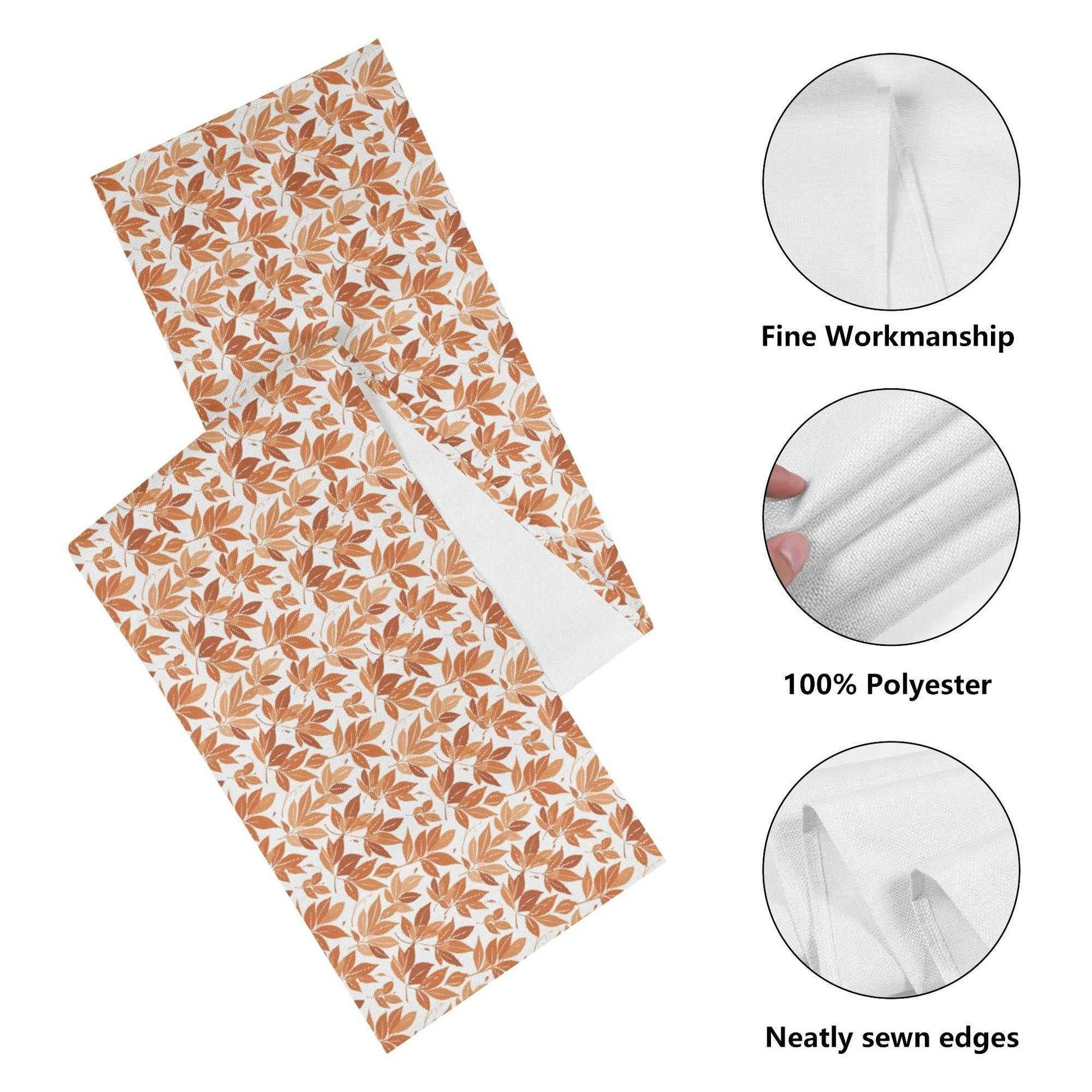 Autumn Leaves Polyester Table Runner - DeRose Seasonal