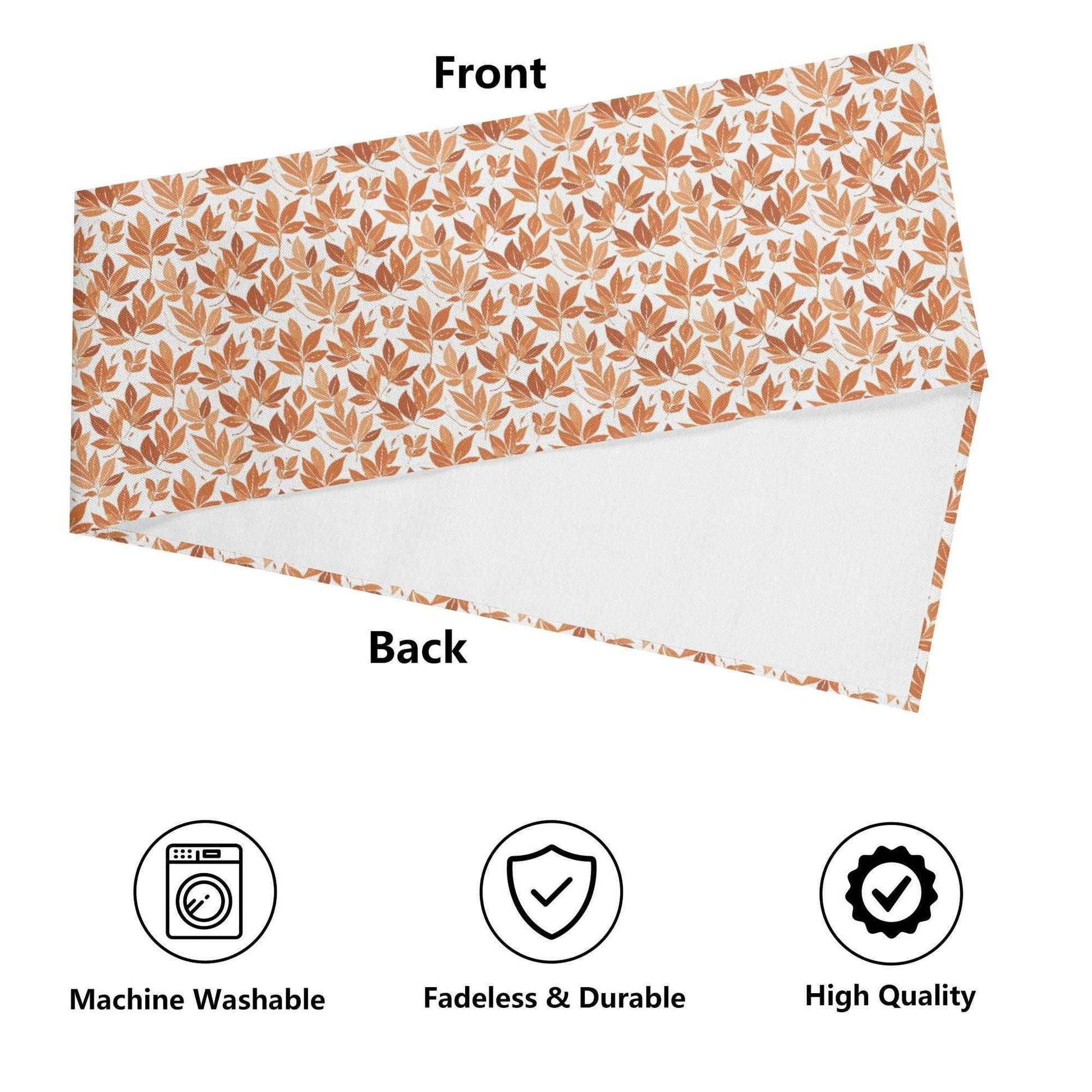 Autumn Leaves Polyester Table Runner - DeRose Seasonal
