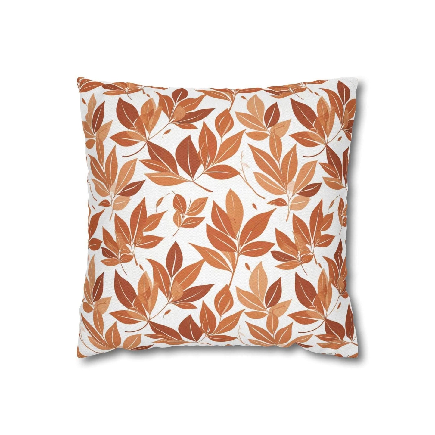 Autumn Leaves Spun Polyester Square Pillowcase - DeRose Seasonal