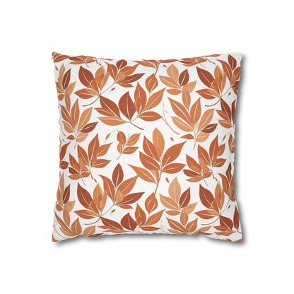 Autumn Leaves Spun Polyester Square Pillowcase - DeRose Seasonal