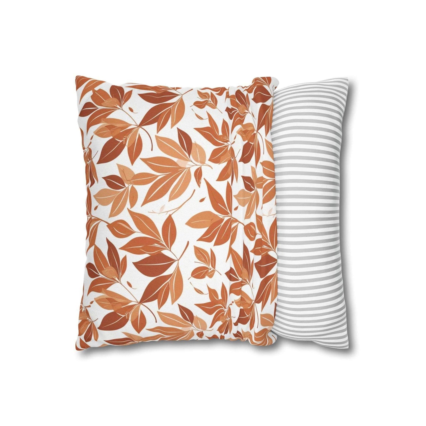 Autumn Leaves Spun Polyester Square Pillowcase - DeRose Seasonal