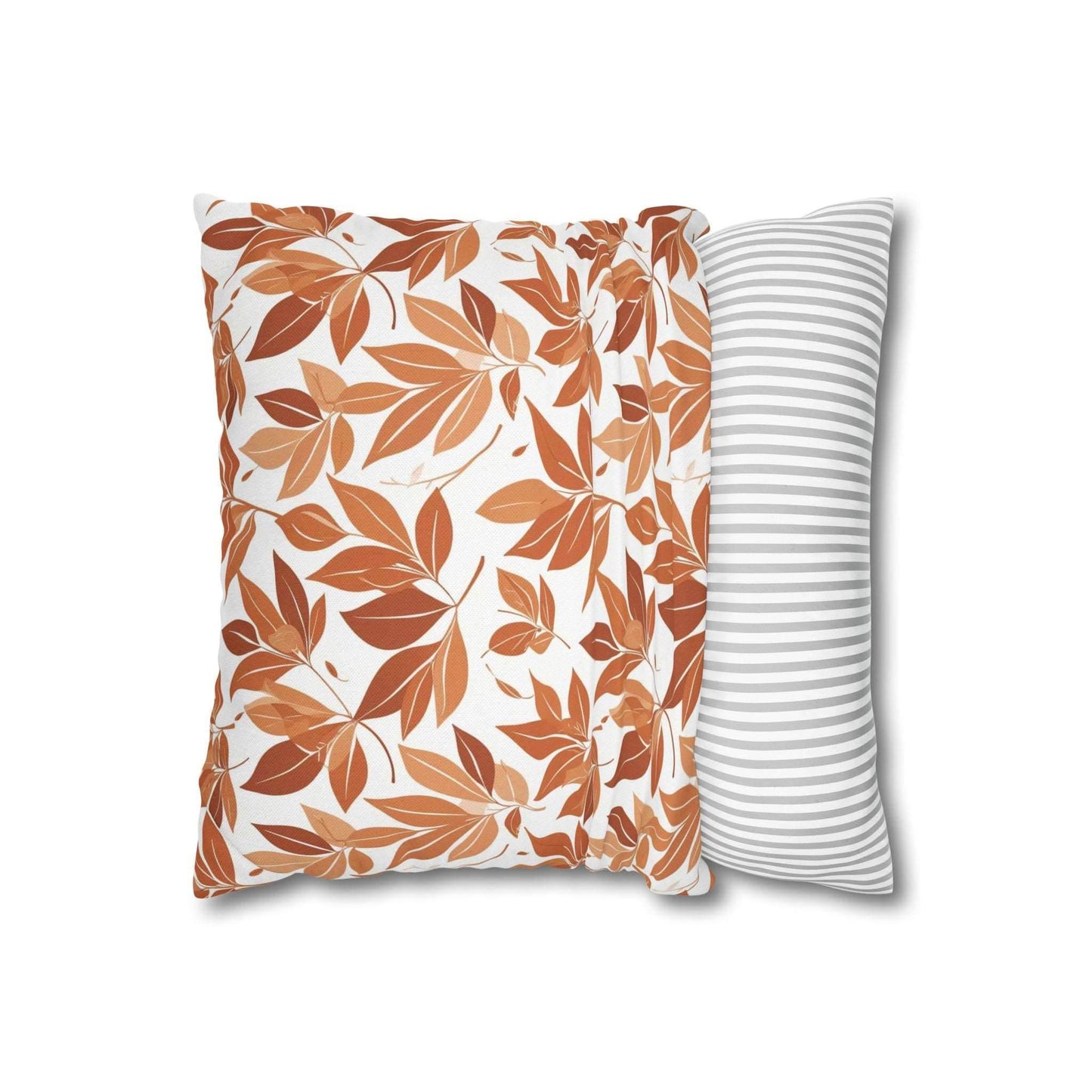 Autumn Leaves Spun Polyester Square Pillowcase - DeRose Seasonal