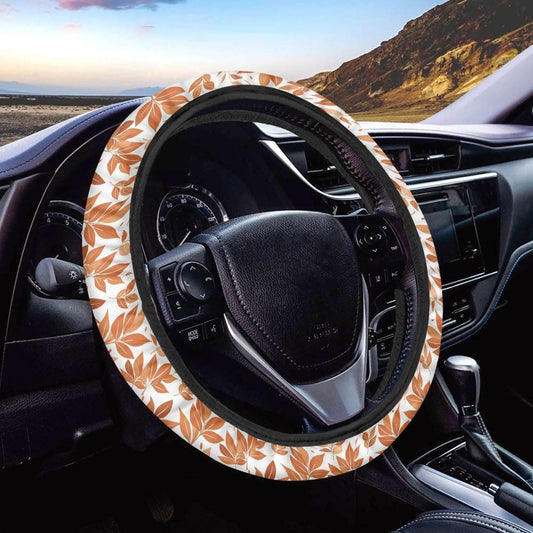 Autumn Leaves Steering Wheel Cover - DeRose Seasonal