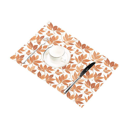 Autumn Leaves Table Placemat (set of 6) Placemats 12" x 18" (Set of 6) DeRose Seasonal