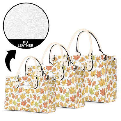 Autumn Luxury Women Leather Handbag (3 sizes) - DeRose Seasonal