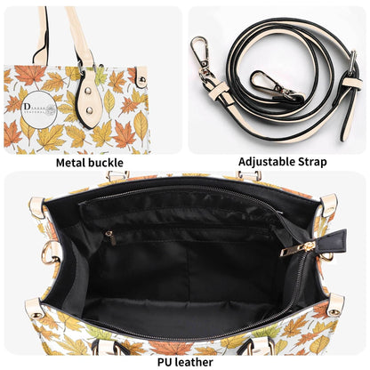 Autumn Luxury Women Leather Handbag (3 sizes) - DeRose Seasonal