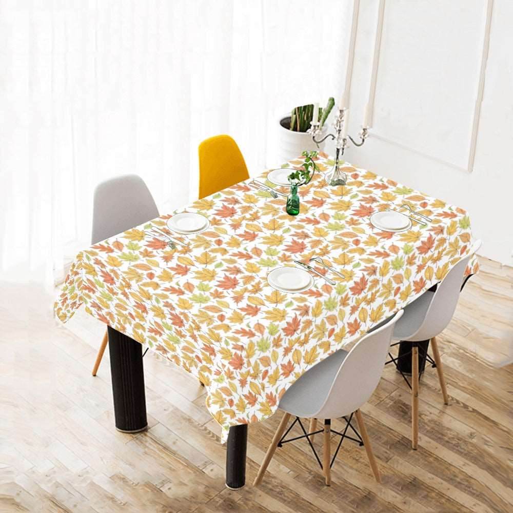 Autumn Polyester Tablecloth Polyester Tablecloth 70"x 52" DeRose Seasonal