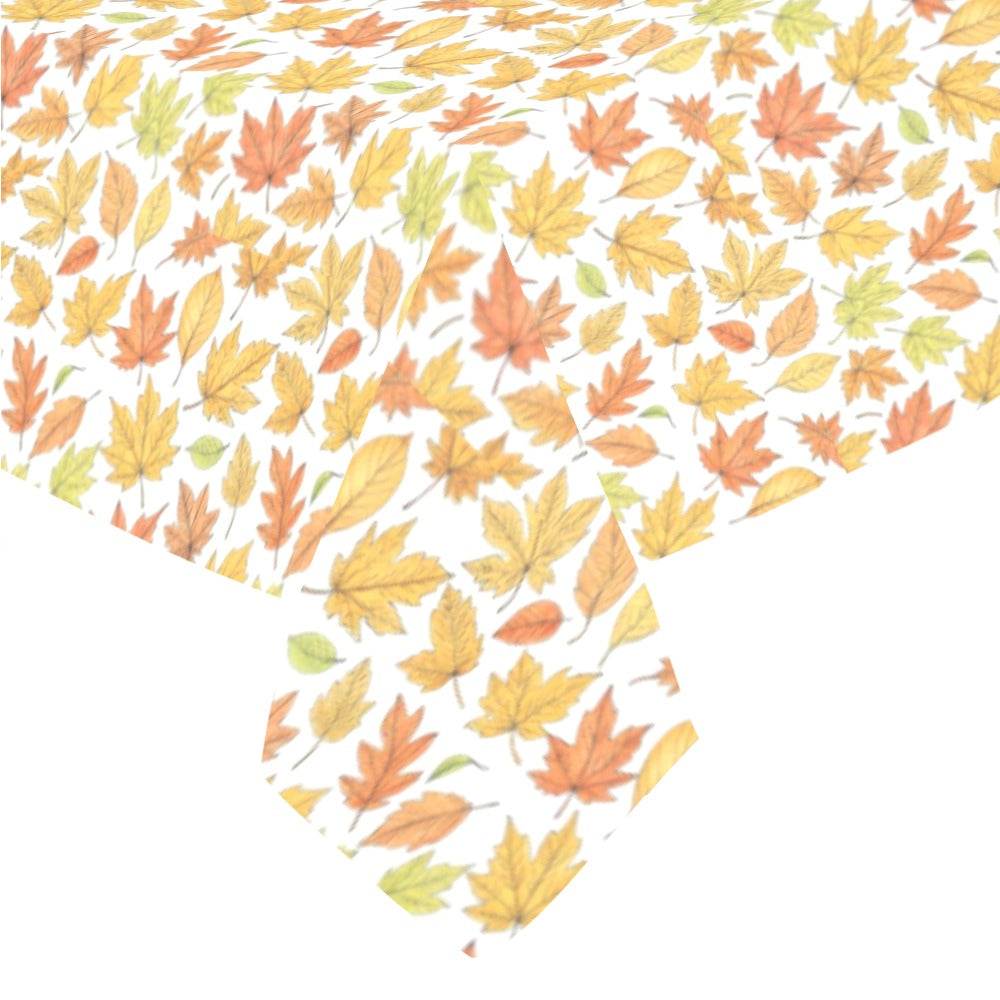 Autumn Polyester Tablecloth Polyester Tablecloth 70"x 52" DeRose Seasonal