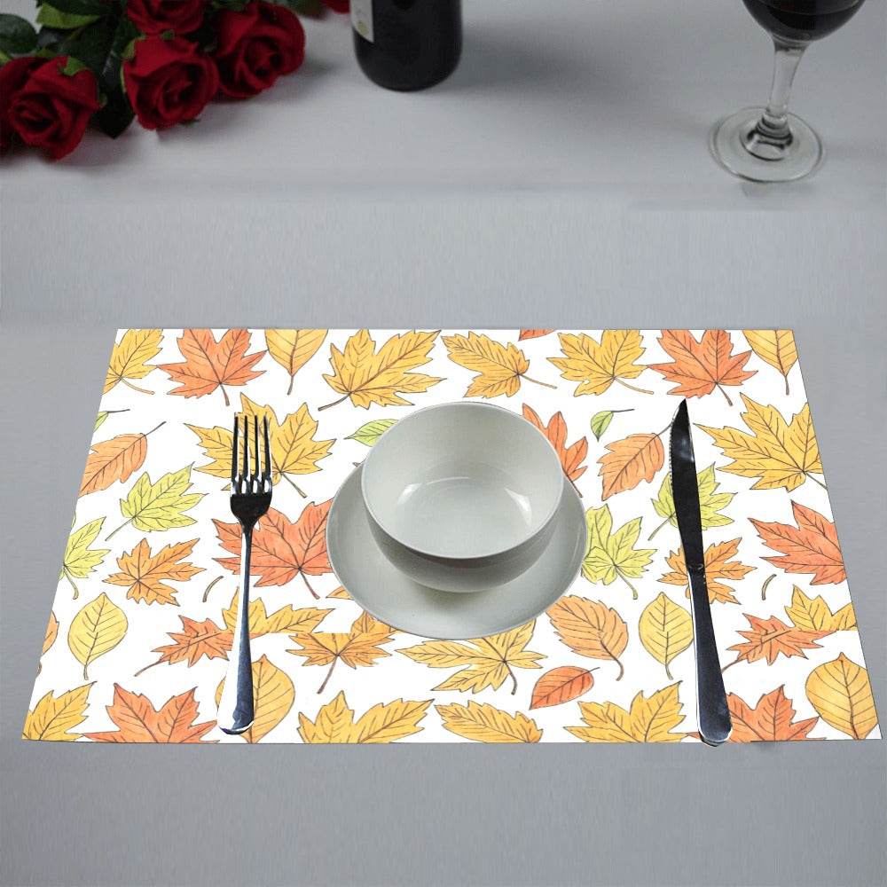 Autumn Table Placemat (set of 6) Placemats 12" x 18" (Set of 6) DeRose Seasonal